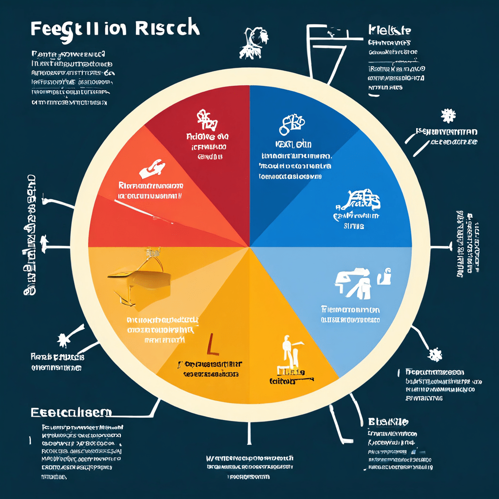 빨간색 경고 아이콘이 강조된 원형 차트에 거부 위험 요인 다섯 가지가 구분되어 표시된 인포그래픽입니다.