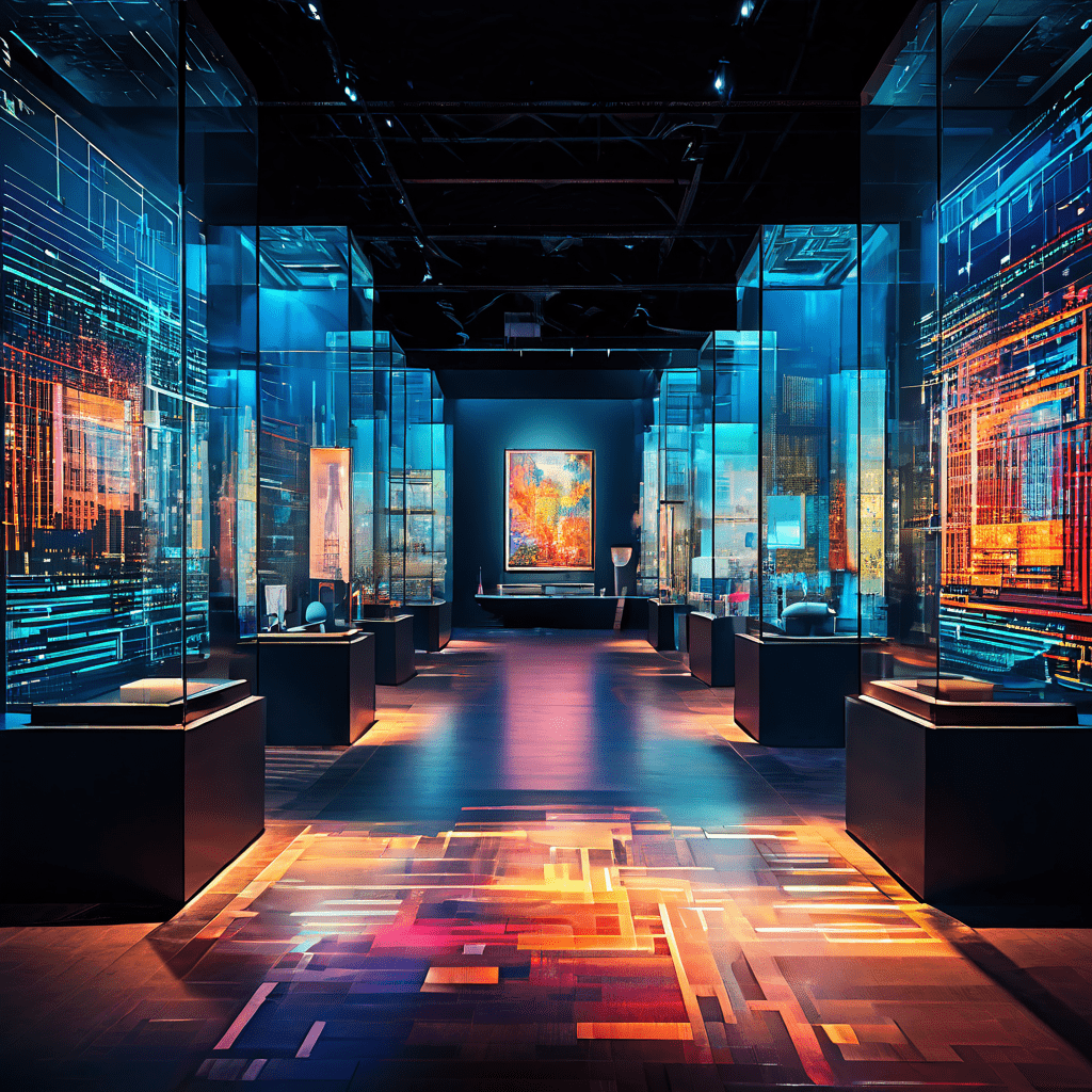 NFT가 디지털 예술품의 원본성을 증명하고 거래되는 블록체인 경매 시스템